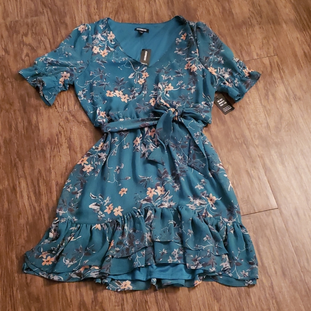 Express Floral Summer Dress NWT!